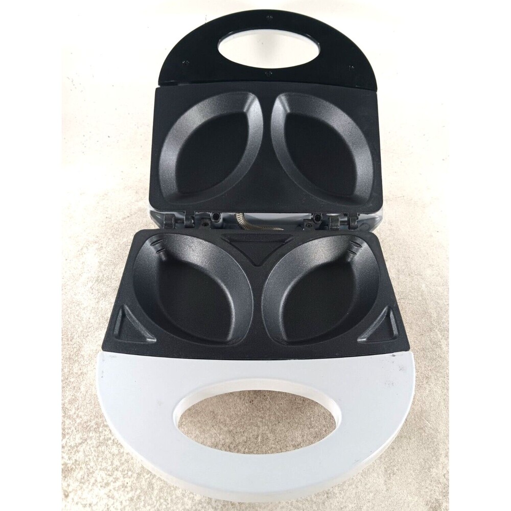 Hot Sandwich Pocket Maker White Elec 10X10" Kitchen Gourmet